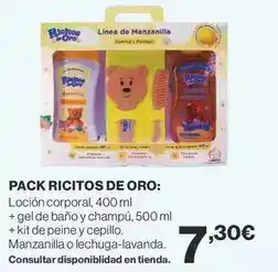 Supercor Oro - pack ricitos de oferta