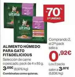 Supercor Última - alimento humedo para gato fit&delicious oferta