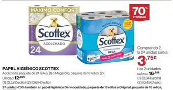 Supercor Scottex - papel higiénico oferta
