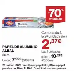 Supercor Albal - papel de aluminio oferta