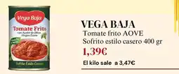 Sangüi Vega baja - tomate frito aove oferta