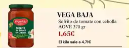 Sangüi Vega baja - sofrito de tomate con cebolla aove oferta