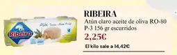 Sangüi Ribeira - atún claro aceite de oliva oferta
