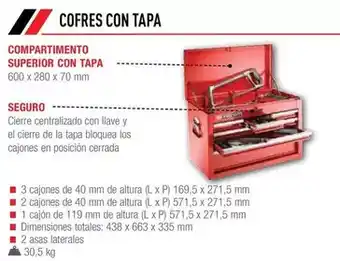 Ferri Cofres con tapa oferta