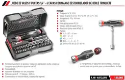 Ferri Permite el luso tanto de puntas o vasos con alargadores cortos o largos y completa con ta tución oferta