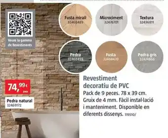 Bauhaus Revestimento decorativo de pvc oferta