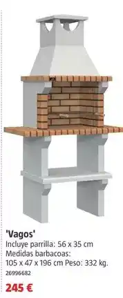 Bauhaus Barbacoa de obra 'vagos' oferta
