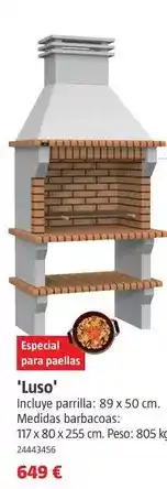 Bauhaus Barbacoa 'luso' oferta