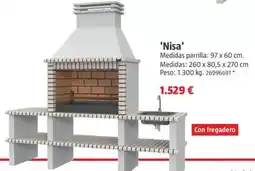 Bauhaus Barbacoa 'nisa' oferta