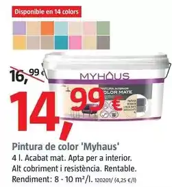 Bauhaus Pintura de color 'myhaus' oferta