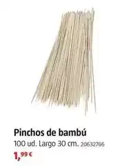 Bauhaus Pinchos de bambú oferta
