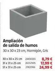 Bauhaus Ampliacion de salida de humos oferta