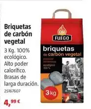 Bauhaus Ok fuego - briquetas de carbon vegetal oferta
