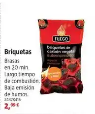 Bauhaus Ok fuego - bdriquetas oferta