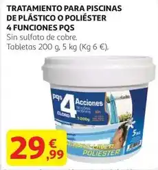 Alcampo Pqs - tratamiento para piscinas de plástico o poliéster 4 funciones oferta