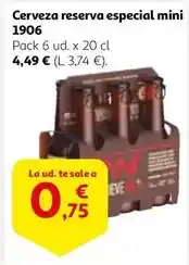 Alcampo 1906 - cerveza reserva especial mini oferta