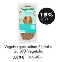 NaturaSí Vegetalia - vegeburguer seitan shiitake 2u bio oferta