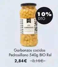 NaturaSí Rel - garbanzos cocidos pedrosillano oferta