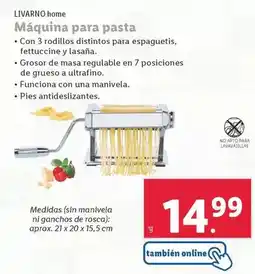 Lidl Maquina para pasta oferta