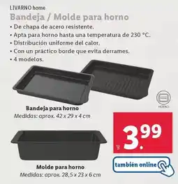 Lidl Livarno home - bandeja para horno oferta