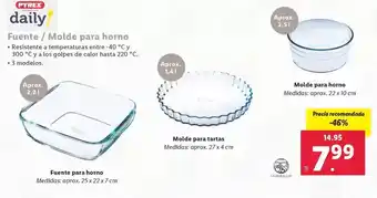 Lidl Pyrex - fuente / molde para horno oferta