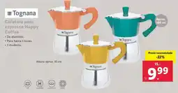 Lidl Tognana - cafetera para espresso happy coffee oferta