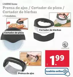 Lidl Livarno home - portador de hierbas / cortador de pizza oferta