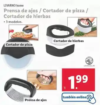 Lidl Livarno home - portador de hierbas / cortador de pizza oferta