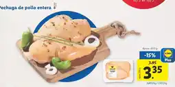 Lidl Pachuga de pollo entera oferta