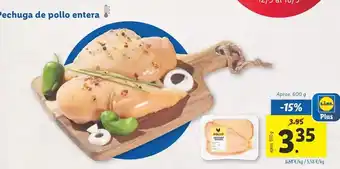 Lidl Pachuga de pollo entera oferta