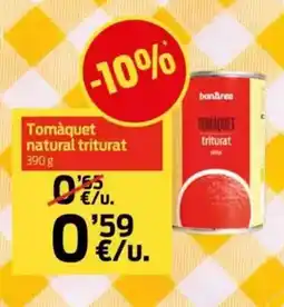 bonÀrea Tomàquet natural triturat oferta