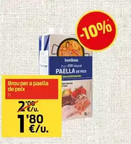 bonÀrea Brou per a paella de peix oferta