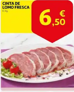 Alcampo supermercado Cinta de lomo fresca oferta