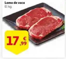Alcampo supermercado Lomo de vaca oferta
