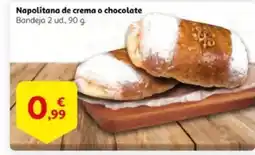 Alcampo supermercado Napolitana de crema o chocolate oferta
