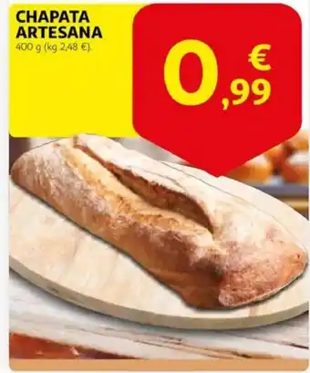Alcampo supermercado Chapata artesana oferta