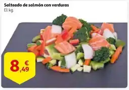 Alcampo supermercado Salteado de salmón con verduras oferta