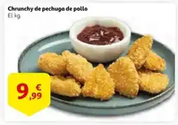 Alcampo supermercado Chrunchy de pechuga de pollo oferta
