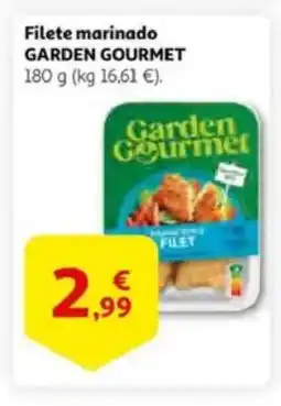 Alcampo supermercado GARDEN GOURMET Filete marinado oferta