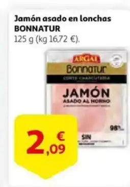 Alcampo supermercado BONNATUR Jamón asado en lonchas oferta