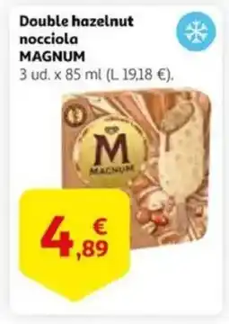 Alcampo supermercado MAGNUM Double hazelnut nocciola oferta