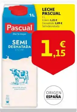 Alcampo supermercado PASCUAL DESNATADA LECHE oferta