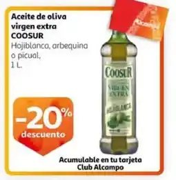 Alcampo supermercado COOSUR Aceite de oliva virgen extra oferta