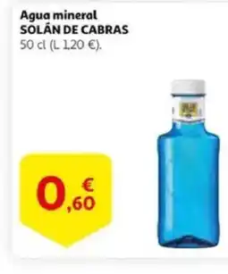 Alcampo supermercado SOLÁN DE CABRAS Agua mineral oferta