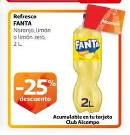 Alcampo supermercado FANTA Refresco oferta