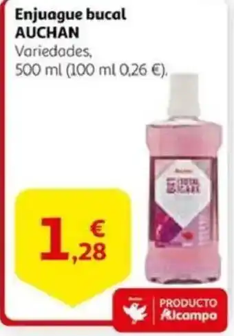 Alcampo supermercado AUCHAN Enjuague bucal oferta