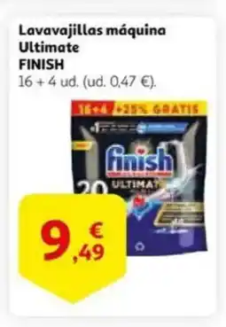 Alcampo supermercado FINISH Lavavajillas máquina Ultimate oferta