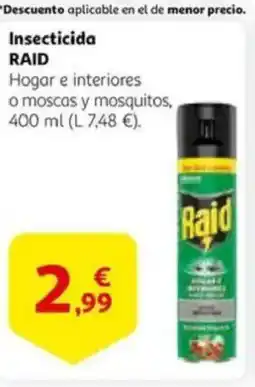 Alcampo supermercado RAID Insecticida oferta