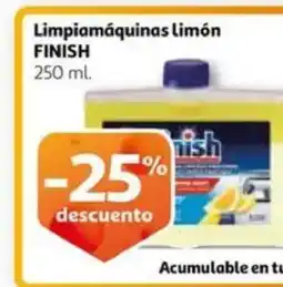Alcampo supermercado FINISH Limpiamáquinas limón oferta
