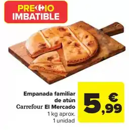 Carrefour Empanada familiar de atún oferta
